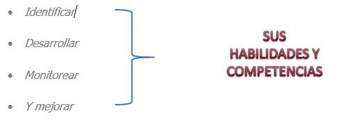 sus habilidades y competencias